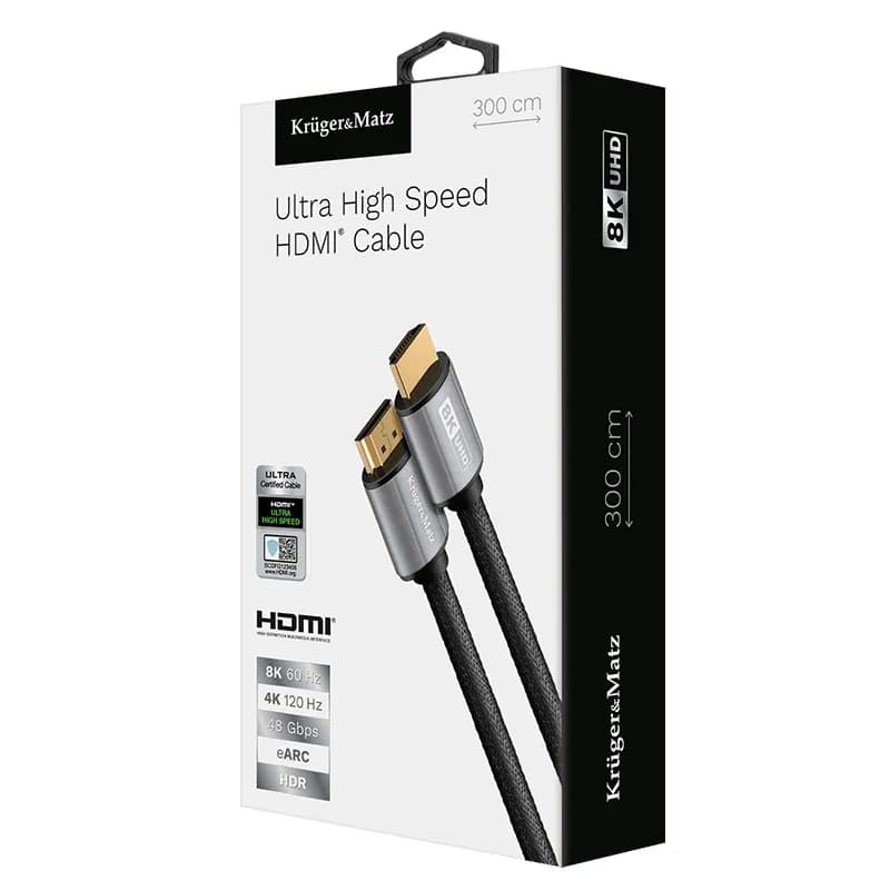 Cablu Kruger&Matz Jack 3.5mm - Jack 3.5mm KM1226