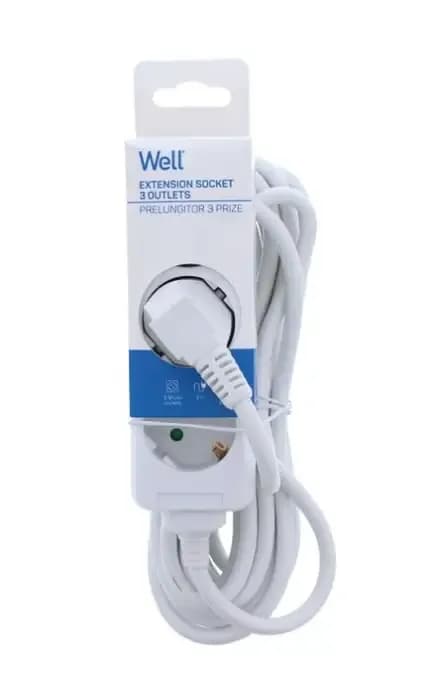 Prelungitor Well Plus 3p 5m EXTS-3S5M-WL