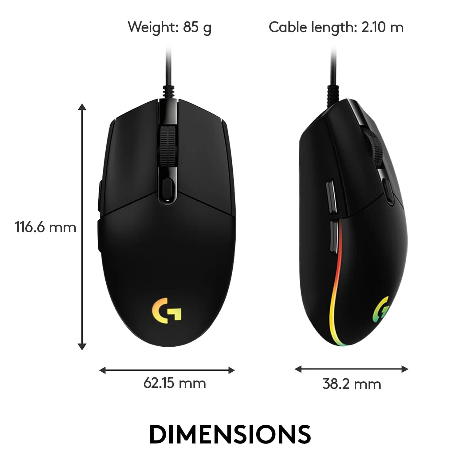 Mouse Logitech G102-LIGHTSYNC