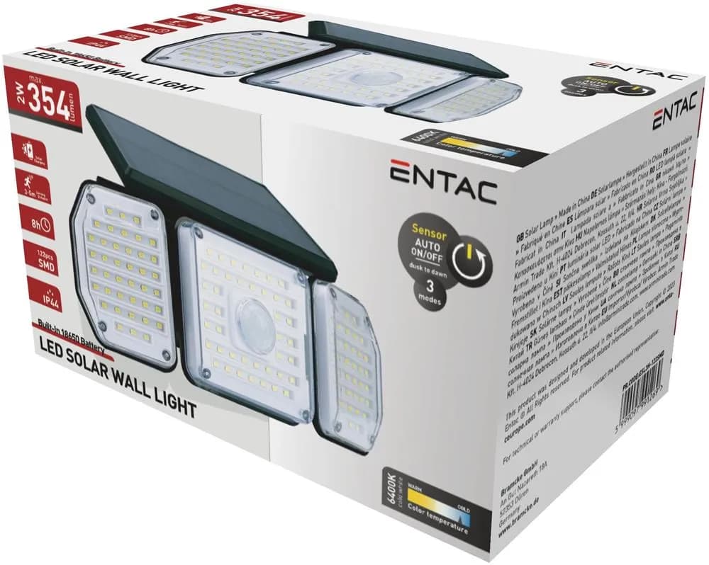Aplica solara Entac ESL3H-122SMD
