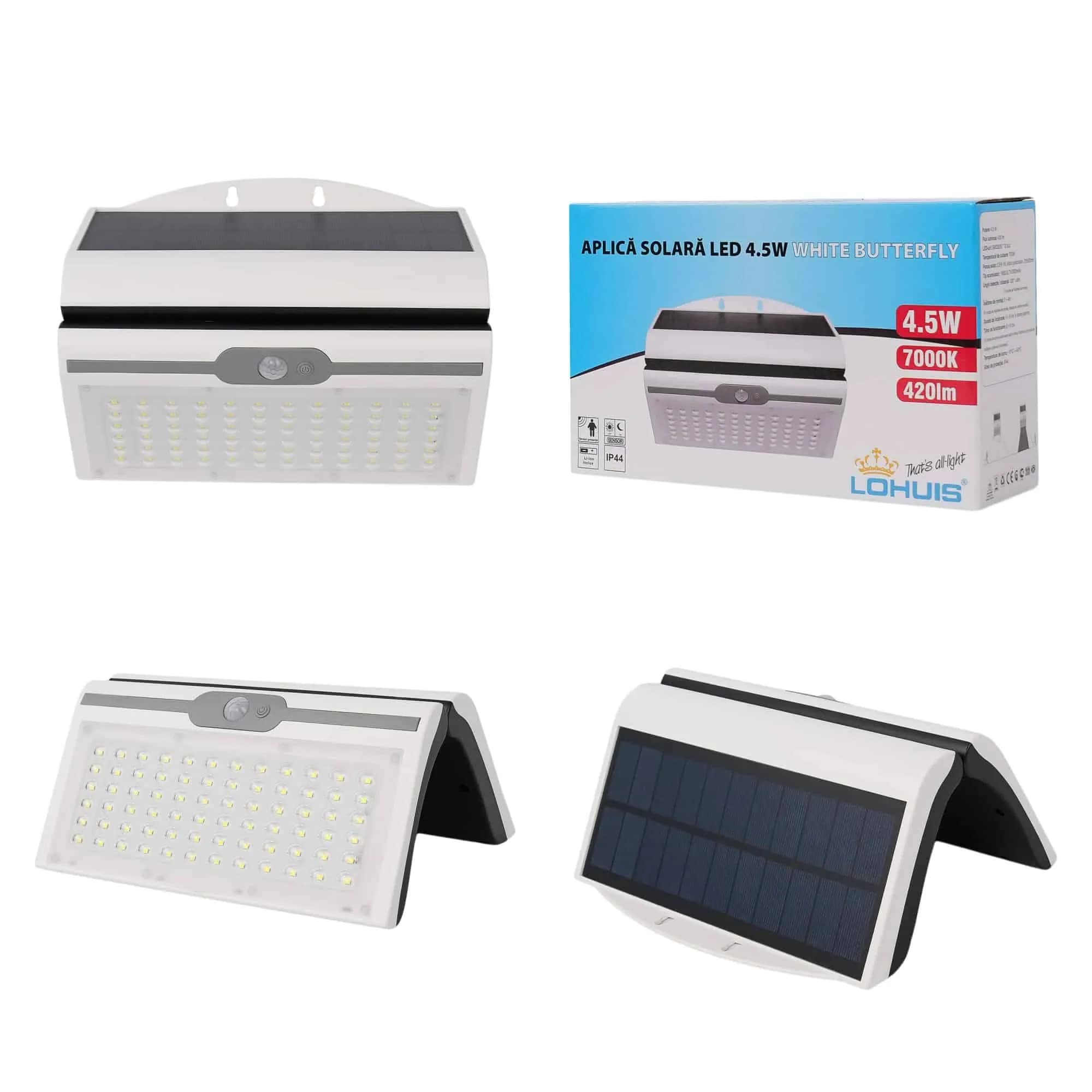 Aplica solara Lohuis BUTTERFLY-4.5W