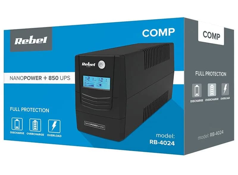 Sursa de alimetare de urgenta  ups Rebel RB-4024 UPS-NANOPOWER+1000