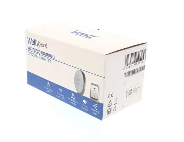 Sonerie wireless Well DOORBELL-KNOCK-WL.