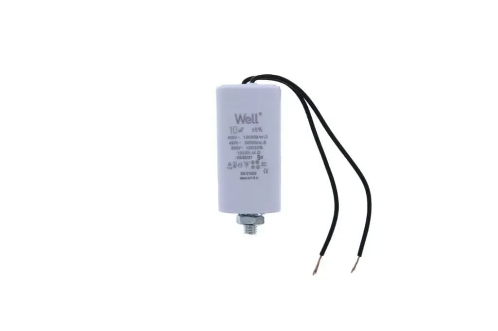 Condensator Well Motor 450VAC 10uF MOTCAP-10UF-WR-WL