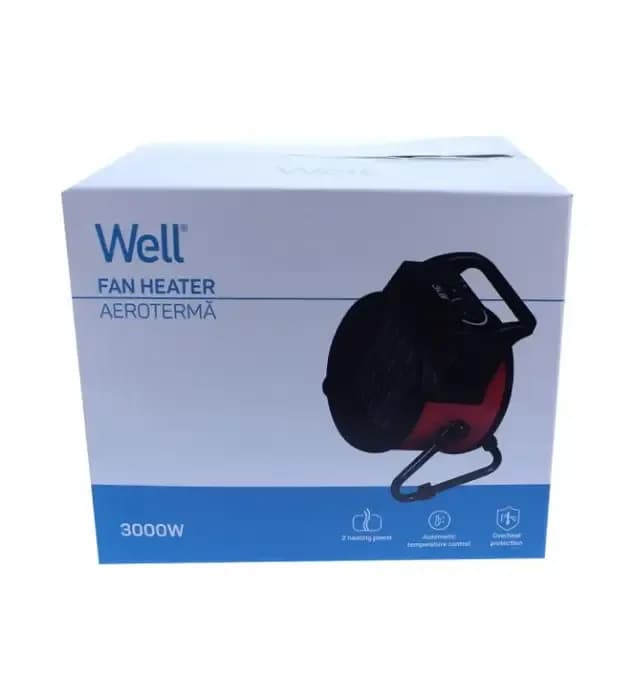 Aeroterma Well fan heater HTR-INDO1-3000-WL