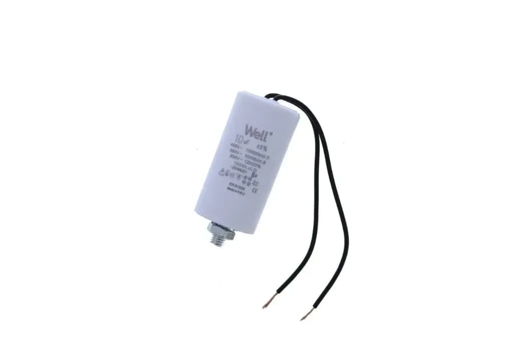 Condensator Well Motor 450VAC 10uF MOTCAP-10UF-WR-WL