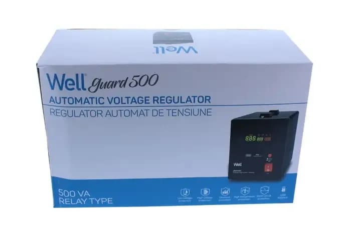 Regulator de tensiune  500 va Well guard AVR-REL-GUARD500-WL