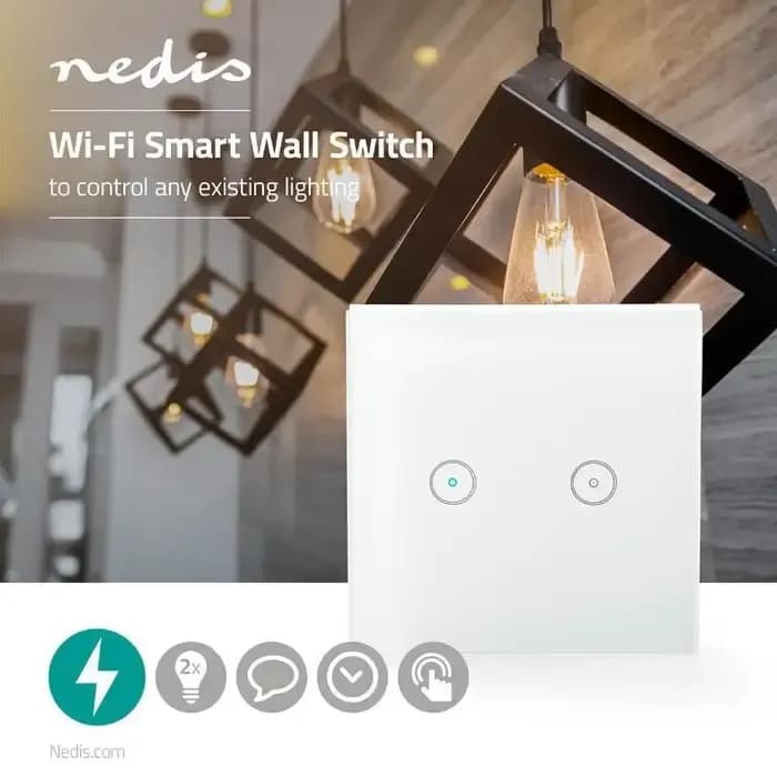 Intrerupator smart Nedis WIFIWS20WT
