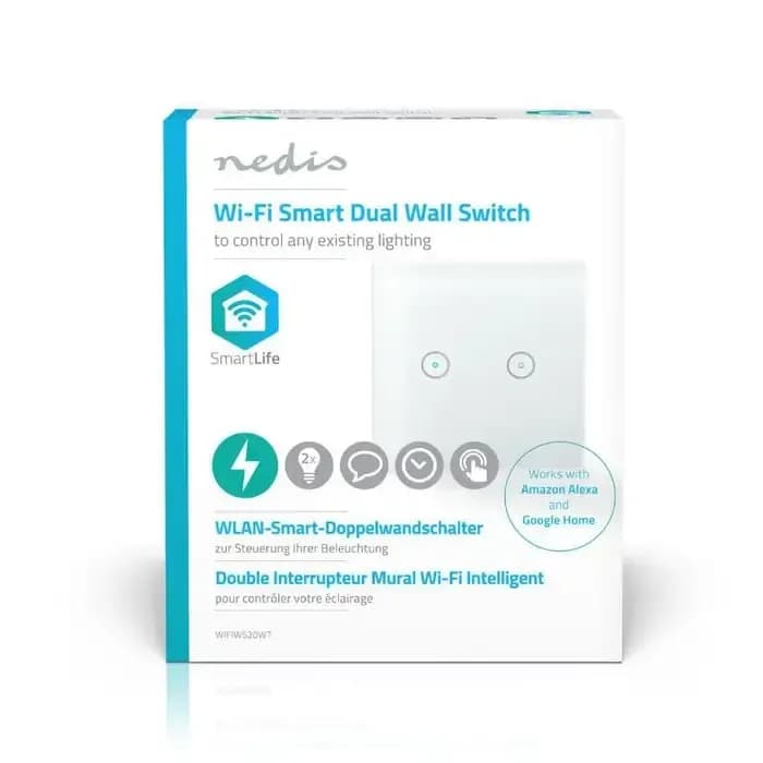 Intrerupator smart Nedis WIFIWS20WT
