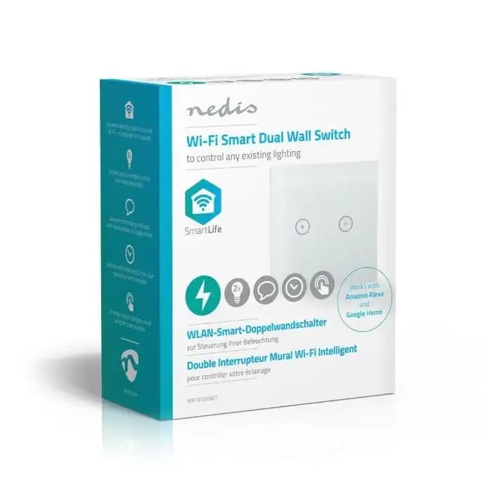 Intrerupator smart Nedis WIFIWS20WT