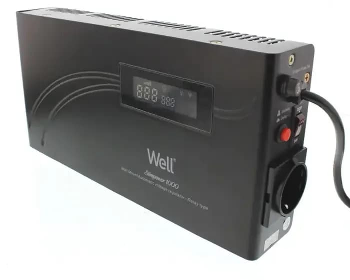 Regulator de tensiune 1000va Well slimpower AVR-REL-SLIMPOWER1000-WL