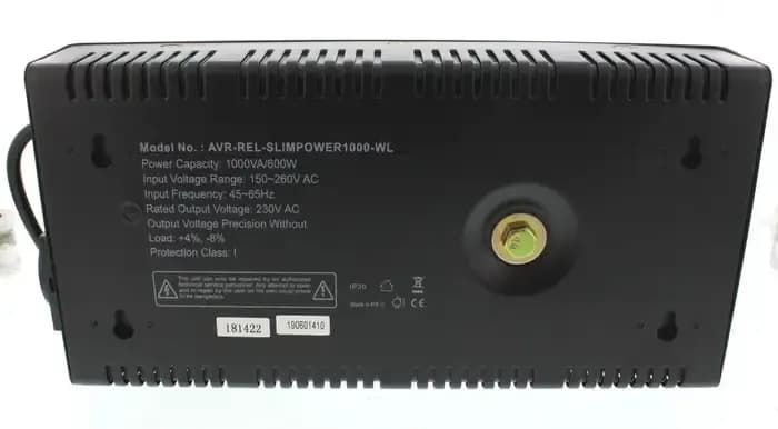 Regulator de tensiune 1000va Well slimpower AVR-REL-SLIMPOWER1000-WL