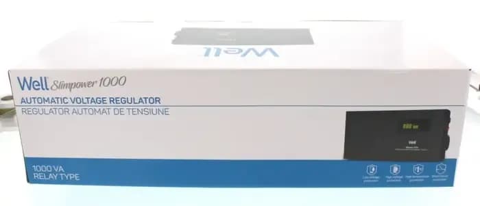 Regulator de tensiune 1000va Well slimpower AVR-REL-SLIMPOWER1000-WL