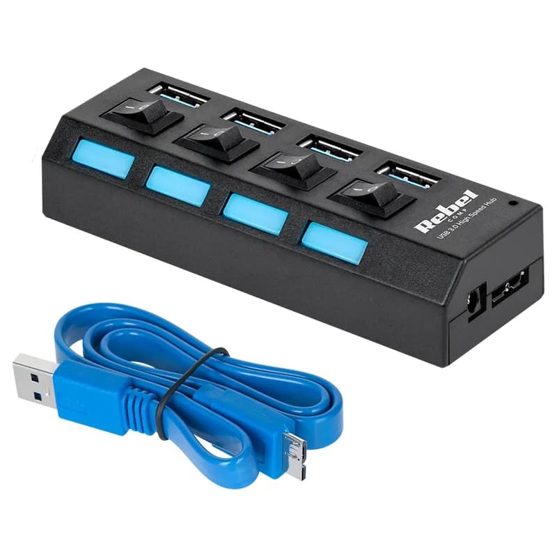 Hub Usb Rebel Kom0940