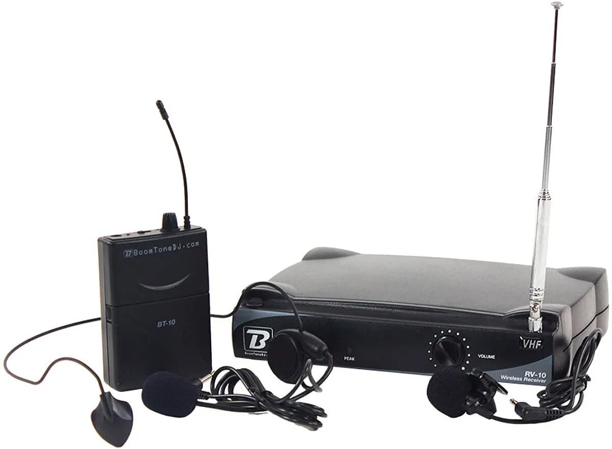 Microfon Boomtone dj Set Wireless tip Lavaliera Cap VHF-10HL
