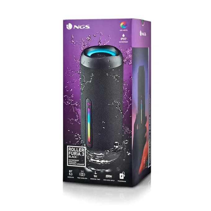 Boxa portabila NGS ROLLER-FURIA-3-BLUE