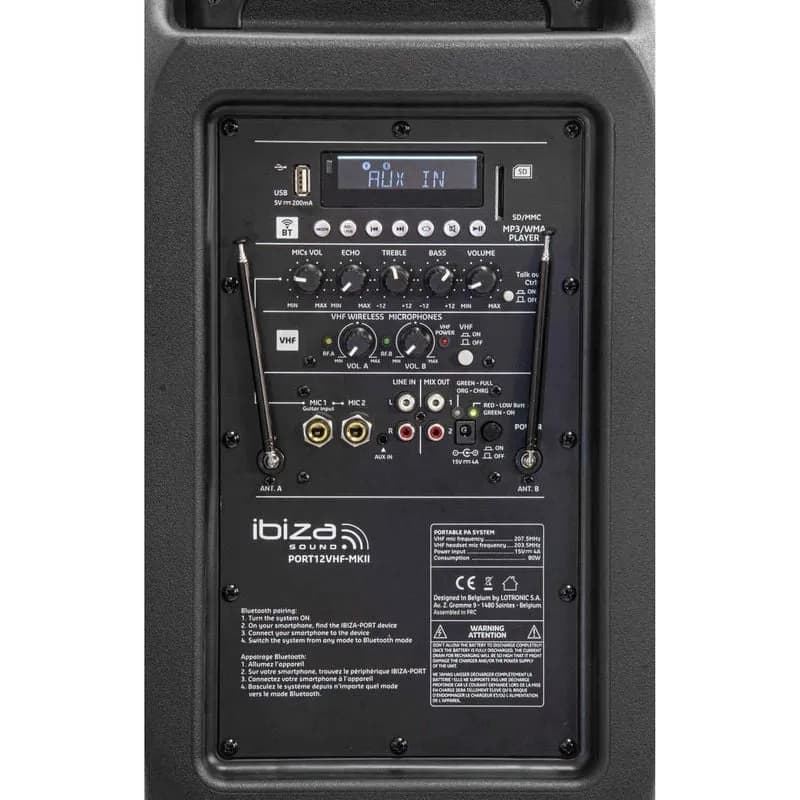 Boxa portabila Ibiza PORT12VHF-MKII