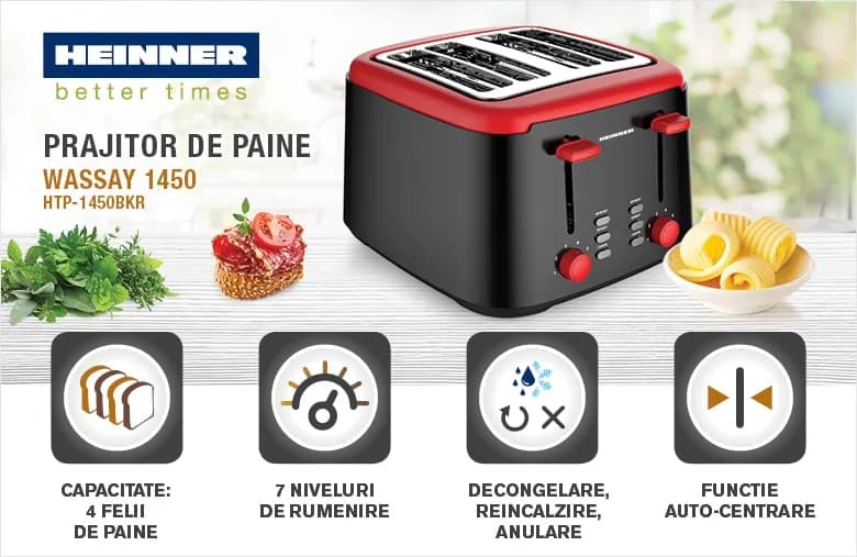 Toaster Heinner Wassay 1450