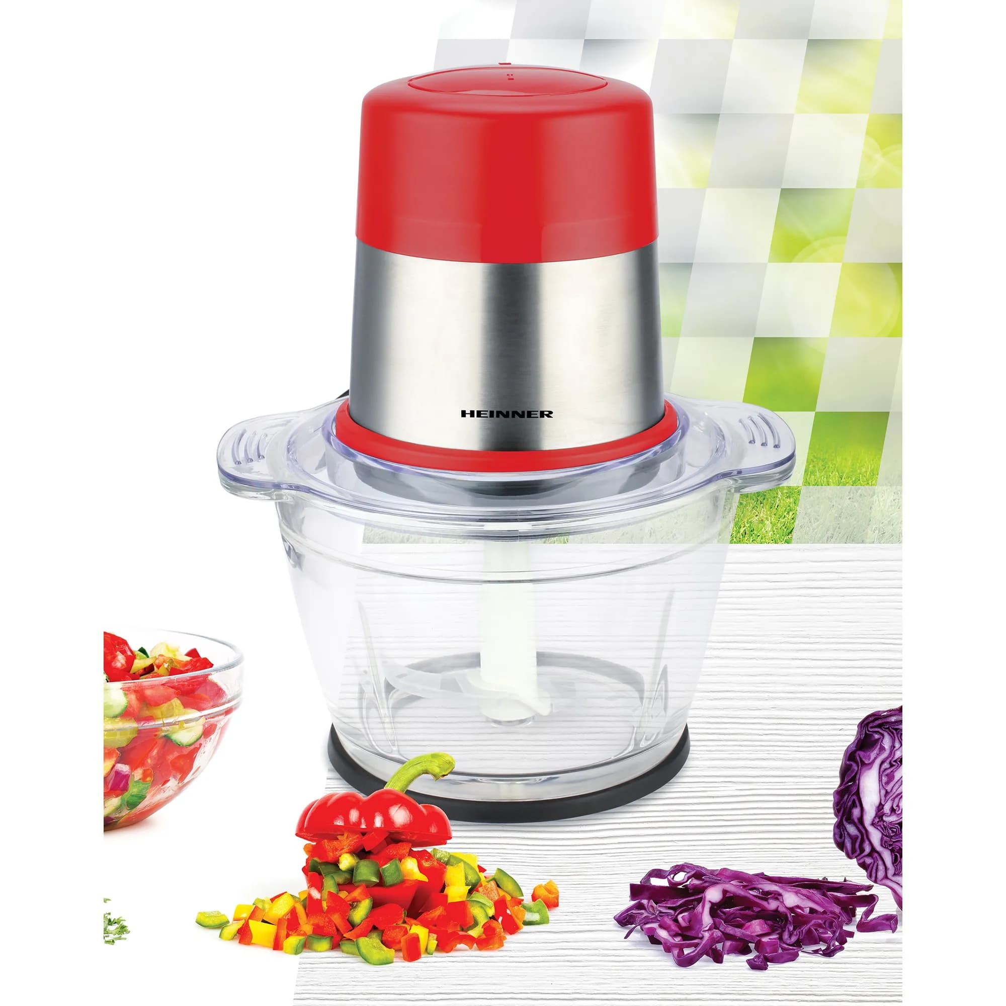 Tocator de legume Heinner HMC-D300RD