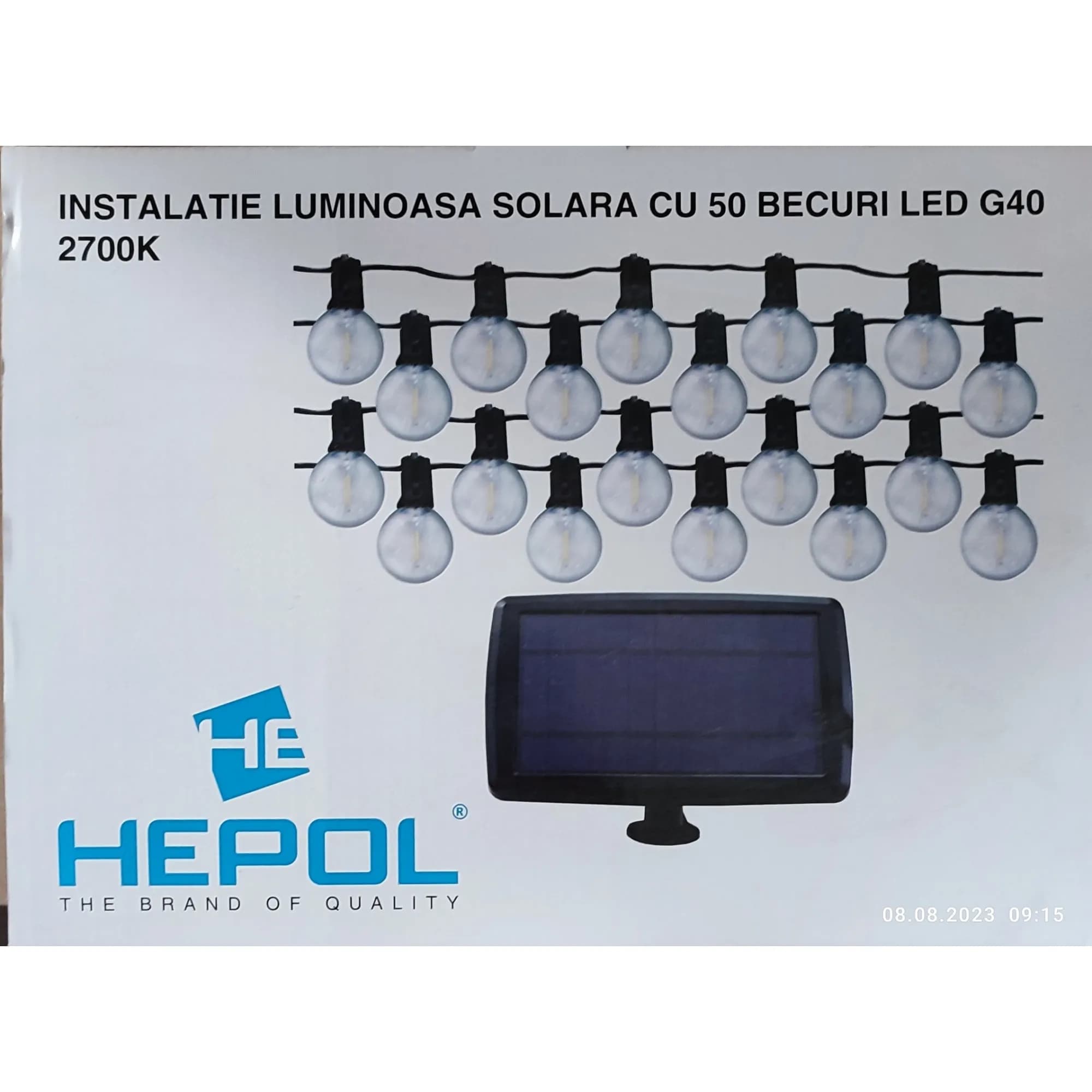 Kit iluminare solar Lohuis 50 becuri DALIRO-666938986099