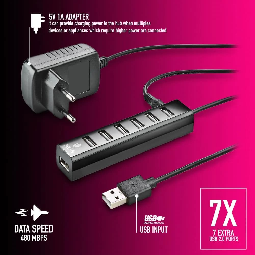 Hub USB NGS IHUB7
