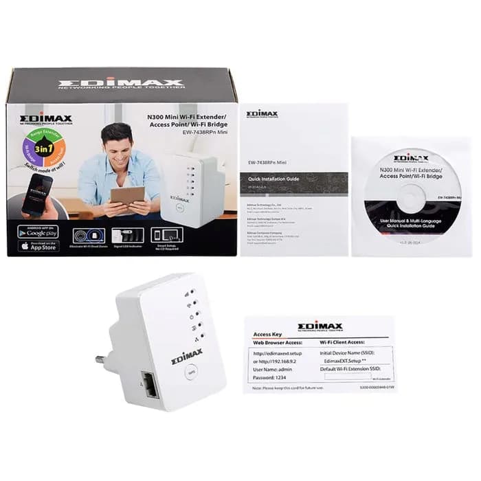 Range extender Edimax EW-7438RPn Mini