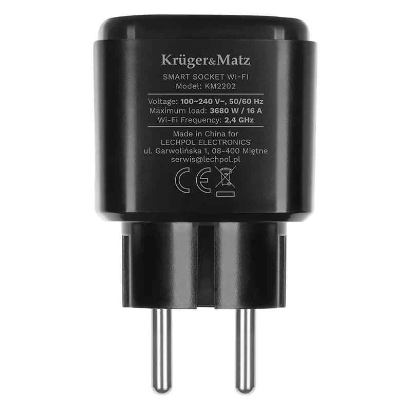 Priza smart Kruger&Matz Wi Fi KM2202-B
