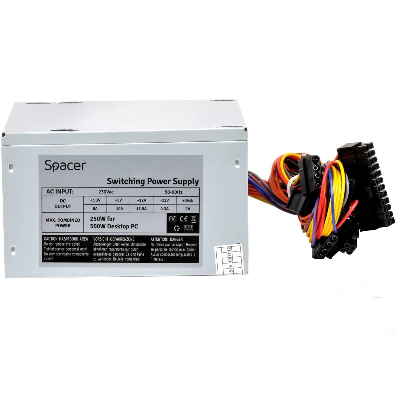 Sursa alimentare Spacer PC 250w -500W SPS-ATX-500-V12
