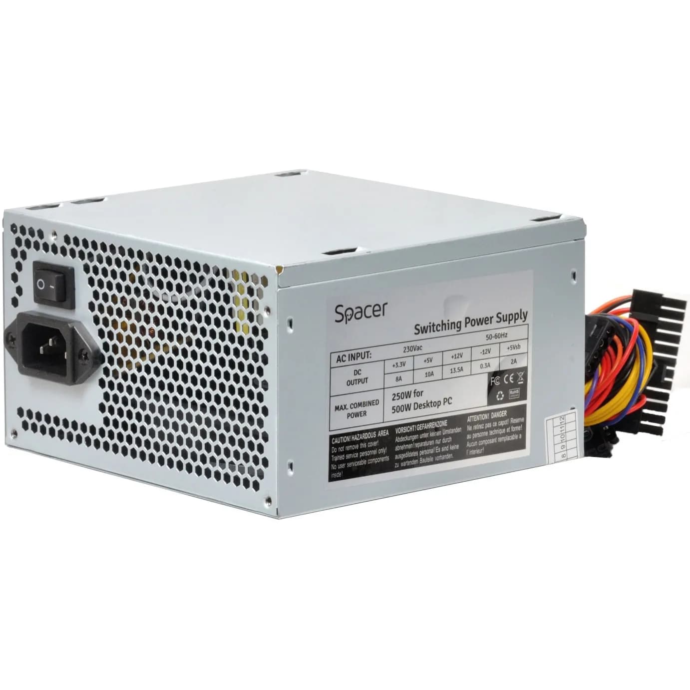 Sursa alimentare Spacer PC 250w -500W SPS-ATX-500-V12