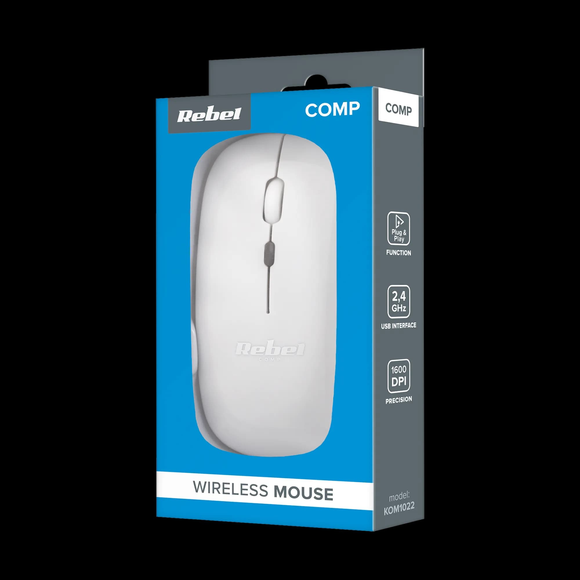Mouse Rebel KOM1022-W