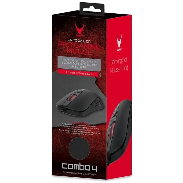 Mouse gaming VARR VSETMPX6