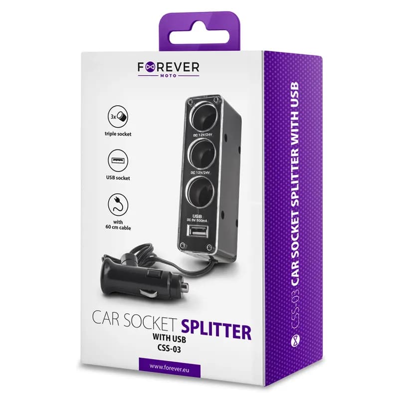 Adaptor priza auto FOREVER GSM001530