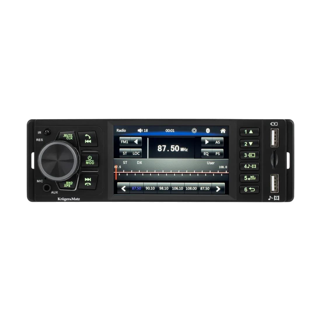 Radio Kruger&Matz Auto 4x50 cu Display KM2015