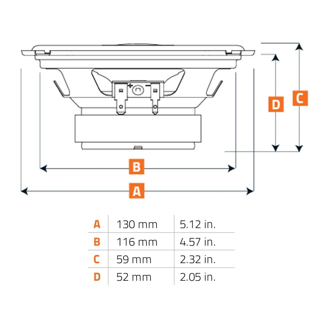 Difuzoare auto Hertz 130mm Component UNO-K130